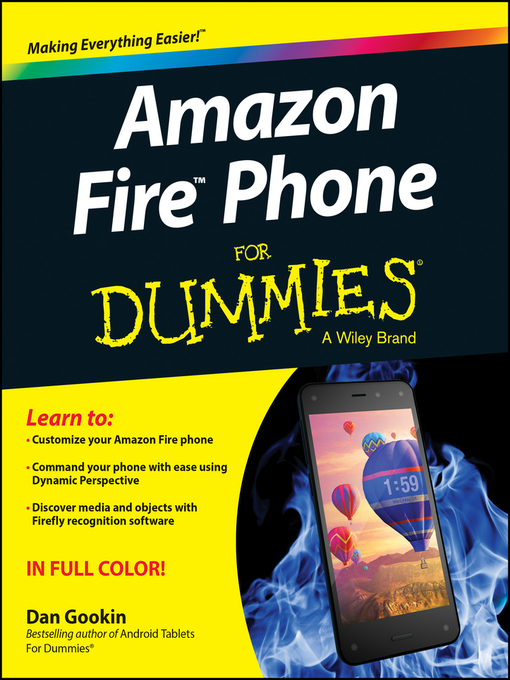 Title details for Amazon Fire Phone For Dummies by Dan Gookin - Available